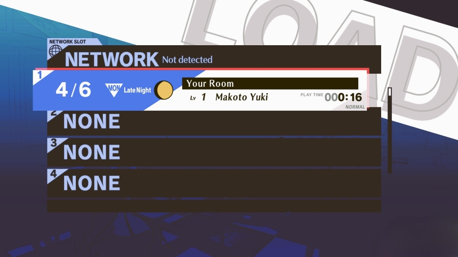 My first Persona 3 save file